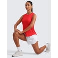 thumbnail image 3 of Musculosa CRZ YOGA Racerback sin mangas Rojo Profundo XL, 3 of 5