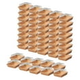 thumbnail image 2 of Cajas de Postres,Soporte para cajas de comida de papel de 50 piezas con tapas transparentes,Caja de pastel portátil,contenedores para llevar de postre,Cajas de sándwich desechables 135x125x6cm, 2 of 8