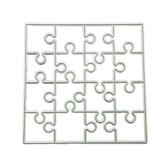 Puzzle Metal Cutting Dies Scrapbooking Stencil Die Cuts Card Embossing DIY Photo