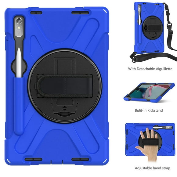 For Lenovo Tab P11 Pro Gen 2 TB-138FC TB-132FU Tablet Cover with Hand Belt Shoulder For Lenovo Xiaoxin Pad Pro 2022 11.2 Case Blue P11 Pro Gen2 11.2