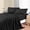 Black, variant on Bed Sheets Queen Size, 1800 Series Microfiber Cooling Bed Sheets, Breathable & Hypoallergenic 4 Pieces Luxury Soft Sheet Set, Mattress Fitted up to 16 in