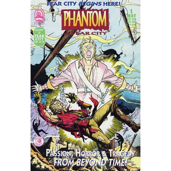 Phantom of Fear City #1 VF ; Claypool Comic Book