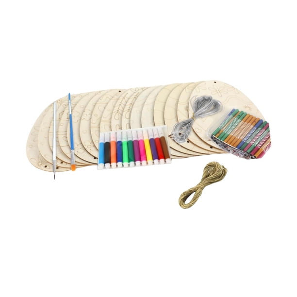 Kit de manualidades de carillón de viento de Pascua, adornos colgantes de Pascua para niñas y niños. Estilo B