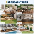 thumbnail image 7 of EuKer 22 Pcs Interlocking Deck Tiles, Acacia Wood Flooring for Patio, Balcony, Poolside, Brown (21 Sq.ft Total Coverage), 7 of 7