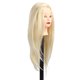 thumbnail image 1 of Cabeza de maniquí ANGGREK para peinar el cabello 85% cabello real, 1 of 8