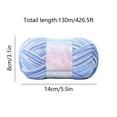 thumbnail image 3 of Tie Dye Knitting Yarn under $5! Bzdzmqm Milk Wool Yarn Tie Dyes Color Thick, For Knitting CrochetBabyBlanket Knitting, Multicolor Gradient Crochet Yarn 142 Yards, Chunky Wool Yarn For Hand Knitting,, 3 of 7