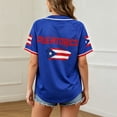 thumbnail image 4 of Women's Tops T Shirts Patriotic Independence Day Sleeveless Baseball Going Out Shirts, 4 of 5