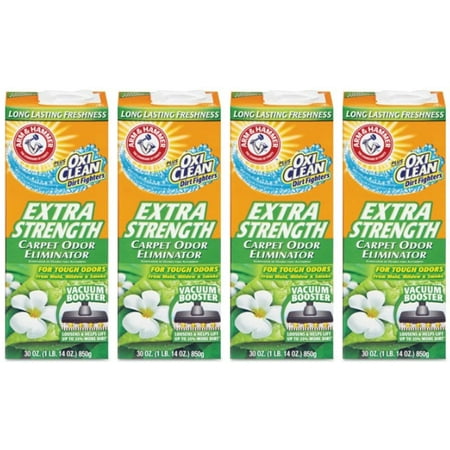 (4 Pack) Arm & Hammer Extra Strength Carpet Odor Eliminator, 30 (Zzzz Best Carpet Cleaning Company)