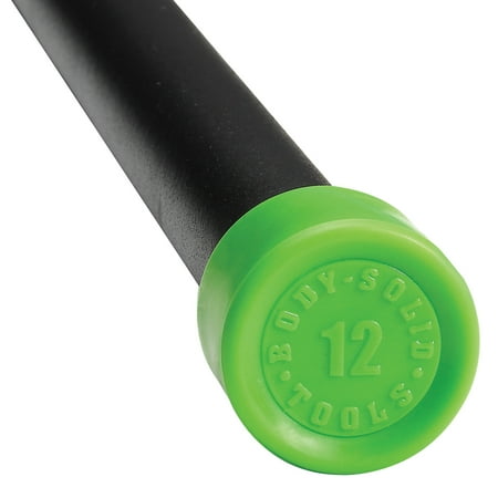 Body Solid BSTFB12 12 lb Fitness Bar - Green
