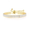 thumbnail image 1 of Xihbxyly Pulsera de Circonitas Coloridas, Diseño de Cobre con Diamantes, Accesorio de Cristal Ajustable, Alivio Del Estrés y Ayuda a Perder Peso, Regalo Perfecto para Cualquier Ocasión, Elegante Caja, 1 of 3