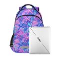 thumbnail image 7 of FORMRS Kids School Backpack Elementary Student Unisex Travel Bookbag with Reflective Stripes, Purple Starfish Pattern, 7 of 7