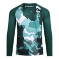 thumbnail image 2 of Mens Rash Guard Long Sleeve UPF 50 Breathable UV Protection Shirts for Men Lightweight SPF Mens Shirts Long Sleeve Mens Tops for Sunny Day Outdoor Green S, 2 of 4