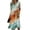 Light Green, variant on Women's Summer Maxi Dress V Neck Vintage Long Sleeve Work Casual Dress Elegant Formal Wrap Dress