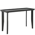 thumbnail image 4 of SAFAVIEH Naios Wood Rectangle Console Table, Black, 4 of 9