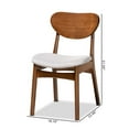 thumbnail image 4 of Baxton Studio Katya Grey Walnut Brown Finished Wood 2-Piece Dining Chair Set, 4 of 7
