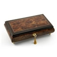 thumbnail image 1 of Elegant Classic Style Wood Tone Musical Jewelry Box with Lock and Key - Swan Lake, 1 of 2