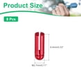 thumbnail image 2 of Uxcell Protecteurs de Fléchettes, Protecteurs d'Ailes en Alliage d'Aluminium, Rouge Lot de 8, 2 of 5