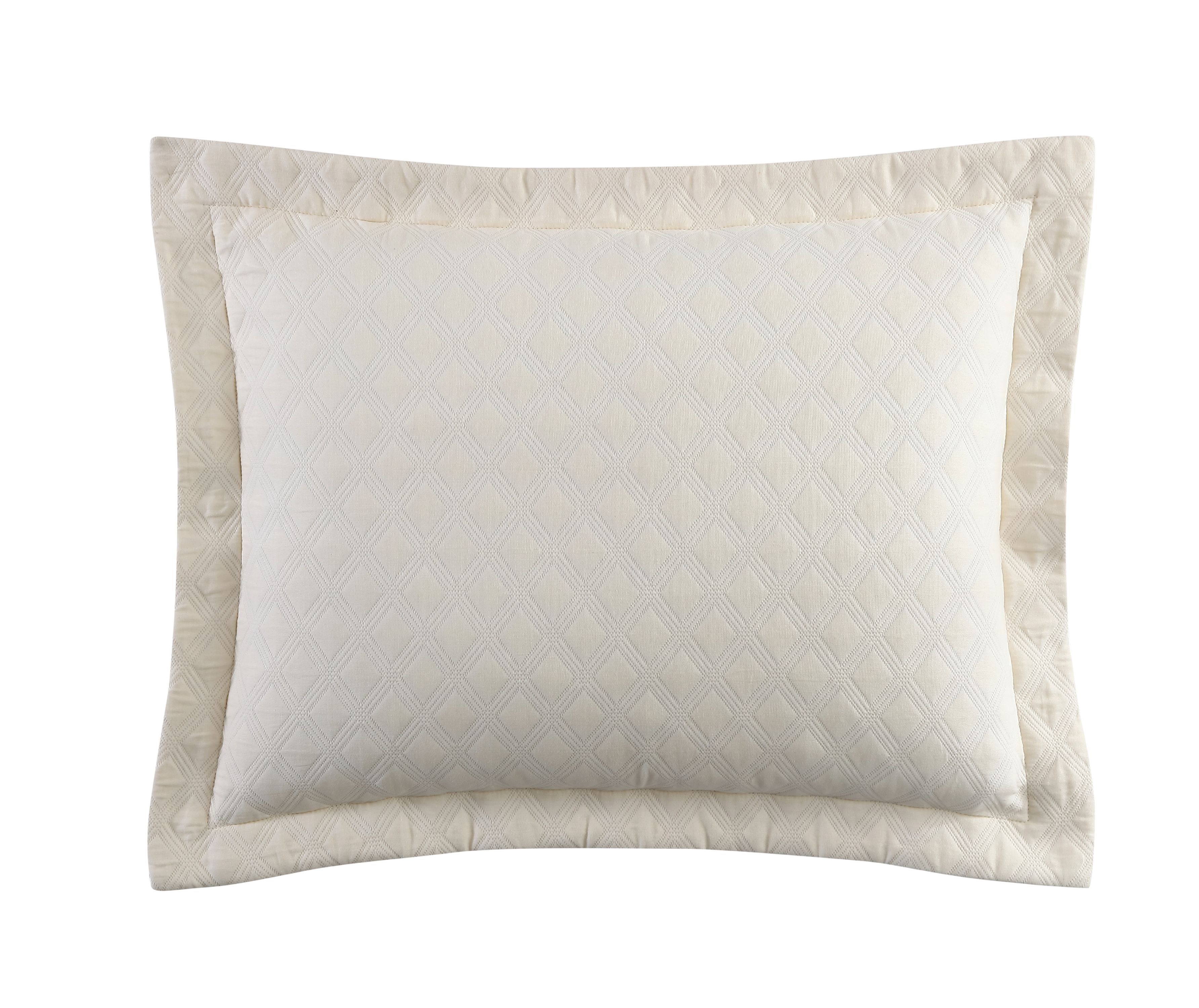 Veratex Diamond Matelasse Quilted Euro Sham
