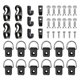 thumbnail image 1 of Kayak D Ring Con Tornillo Kayak Deck Loops Kit Con Tornillos J-Hooks Bungee Cord Ends Para Kayaks Canoas Boats Fishing Vogacara VI011418-00, 1 of 6