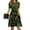 Army Green #03, variant on TQWQT Business Dresses for Women Short Sleeve Flowy Maxi Dresses Floral Print Patchwork Ruffle Hem Church A Line Dresses Formal Teacher Clothes