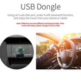 thumbnail image 5 of Transmisor y receptor inalámbrico Bluetooth 5.0 USB 4 en 1, adaptador de audio auxiliar de 3,5 mm para altavoz Bluetooth, color negro, 5 of 5