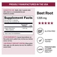thumbnail image 6 of NatureWise Beet Root Capsules 1325mg with Organic Beetroot - 120 Capsules[60-Day Supply], 6 of 12