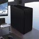 thumbnail image 3 of Waterproof Computer Dust Cover Mid Tower Case Protection Dust Cover PC Host Full Case with Zipper Host, 3 of 5