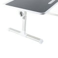 thumbnail image 1 of Portable Laptop Bed Table with Foldable Legs Aluminum Alloy, Rotating Desktop, Large Space, Minimalist Design for Writing Working Reading Eating, 1 of 7