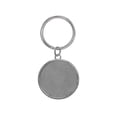 thumbnail image 1 of Llavero de curpiel y metal premium-Roma gris 4 x 8, 1 of 3