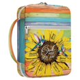 thumbnail image 1 of Bible Case MYSMOR Sunflower para mujer de poliéster con asa, 1 of 6