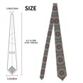 thumbnail image 2 of Balery Round Mandala Corbata Clásica de Seda para Hombre, Corbata Tejida Jacquard, Corbatas Formales para Negocios y Bodas, 2 of 7