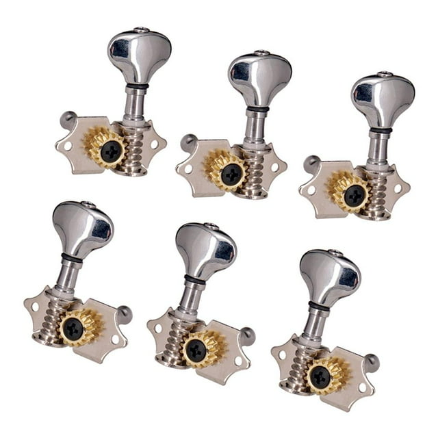Têtes de Machine de Chevilles d'Accordage Ouvertes pour Guitare Folk 3R3L