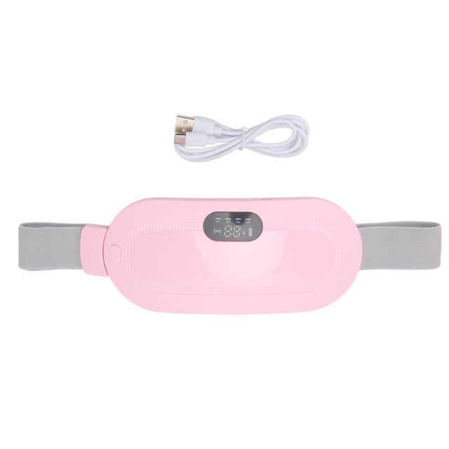 Dispositivo de cinturón eléctrico ajustable 3 engranajes cinturón de cintura calentador de carga USB para mujeres y niñas