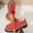 #211-Red, variant on Roncen Women's Suede Loafers - Retro Round Toe Lace-Up Casual Shoes with Chunky Platform Mid Heel, Fashionable Slip-On Design for Comfortable Daily Wear