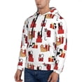 thumbnail image 3 of Goofa Cute Cat And Christmas Gift for Men's Hooded Sweatshirt - Lightweight Pullover Hoodie with Kangaroo Pocket, Perfect for Everyday Wear-Medium, 3 of 7