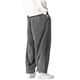 thumbnail image 4 of Pantalones largos de moda para hombre, casuales, de color sólido, de pana, con bolsillos y cuerda elástica, pantalones casuales para hombre., 4 of 4