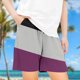 thumbnail image 2 of Odeerbi 5-14 Años Niños Niñas Pantalones Cortos de Color Bloque Hawaiano de Secado Rápido Pantalones Cortos de Tablero de Playa Pantalones Cortos Sueltos Con Bolsillo, 2 of 5
