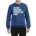 thumbnail image 2 of Wild Bobby,Father Husband Protector Hero Best Dad Husband Gift, Father's Day, Unisex Crewneck Graphic Sweatshirt, Vintage Heather Blue, 2XL, 2 of 3