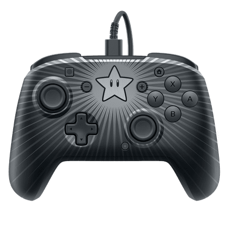 PDP Nintendo Switch Faceoff Super Mario Bros Star Wired Pro Controller, (Best Controller For Smash Bros Melee)