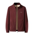 thumbnail image 2 of Lilgiuy Fleece Hoodie Men's Coat Sport Cardigan Jacket Long Sleeve Hoodless Casual Outwear & Jackets for Dating Wedding, 2 of 5