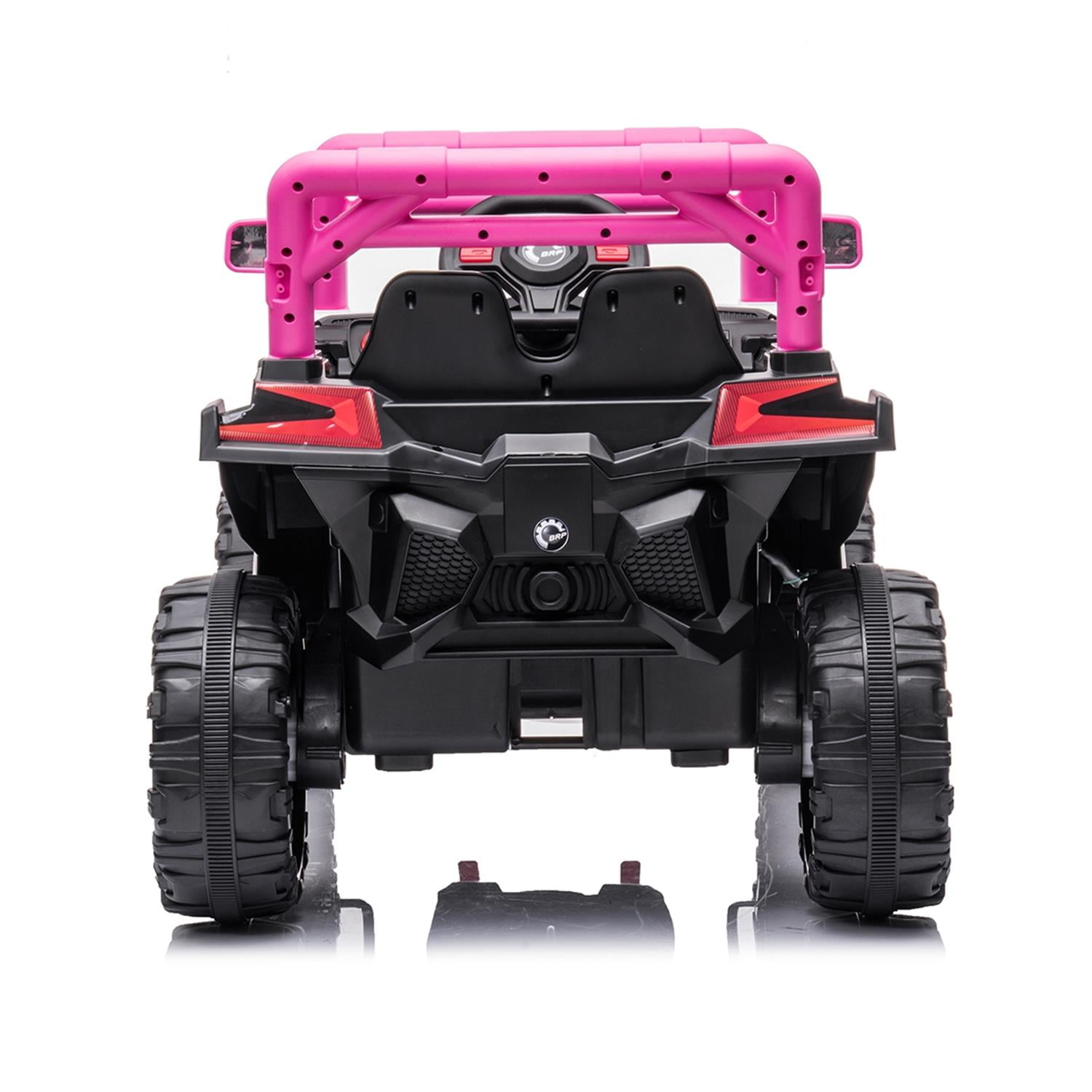 CIPACHO 12 V Power Buggy Kids Ride On Truck UTV with Remote Control Electric Car Toys Off-Road UTV Vehicle, 4 Shock Absorbers, Pink CIPACHO 12 V Power Buggy Kids Ride On Truck UTV with Remote Control Electric Car Toys Off-Road UTV Vehicle, 4 Shock Absorbers, Pink