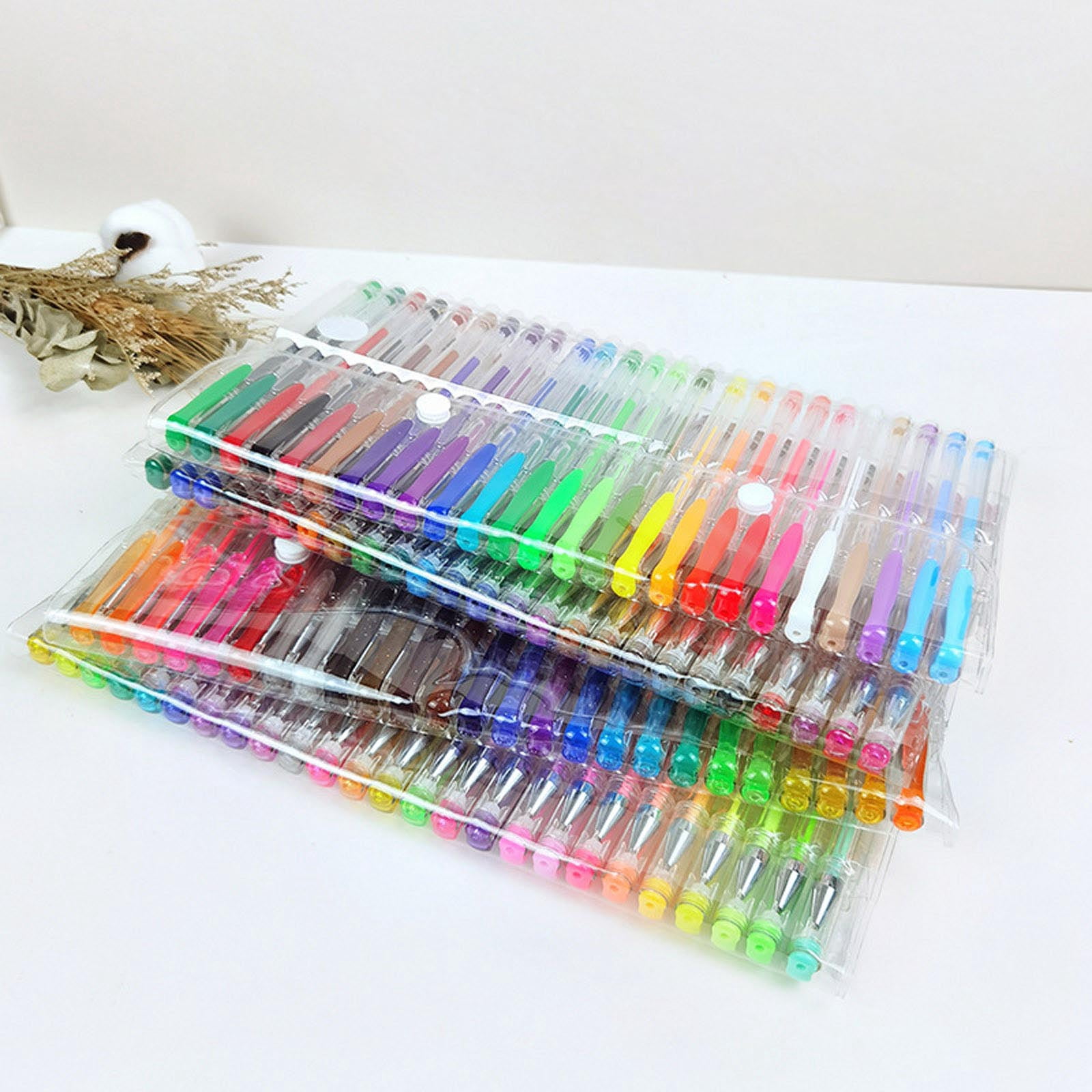 Gel Pens Fine Point 100pcs Non Toxic Colored Pen Set for Adult Coloring Books