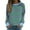 Light Blue, variant on DDAPJ pyju Womens Long Sleeve Striped Shirts Trendy Casual Fall T-Shirts Lightweight Crewneck Sweatshirt Ofertas Prime Light Blue S