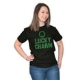 thumbnail image 3 of Saint Patricks Lucky Charm Shamrock Men's Graphic T Shirt Tees Brisco Brands S, 3 of 5