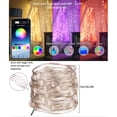 thumbnail image 4 of Tira De Luces Led Usb, Control Por Aplicación Bluetooth, Lámpara De Cadena De Alambre De Cobre, Luz De Hadas Impermeable Para Exteriores Para Decoración De Árboles De Navidad Inevent HA025790-05, 4 of 6