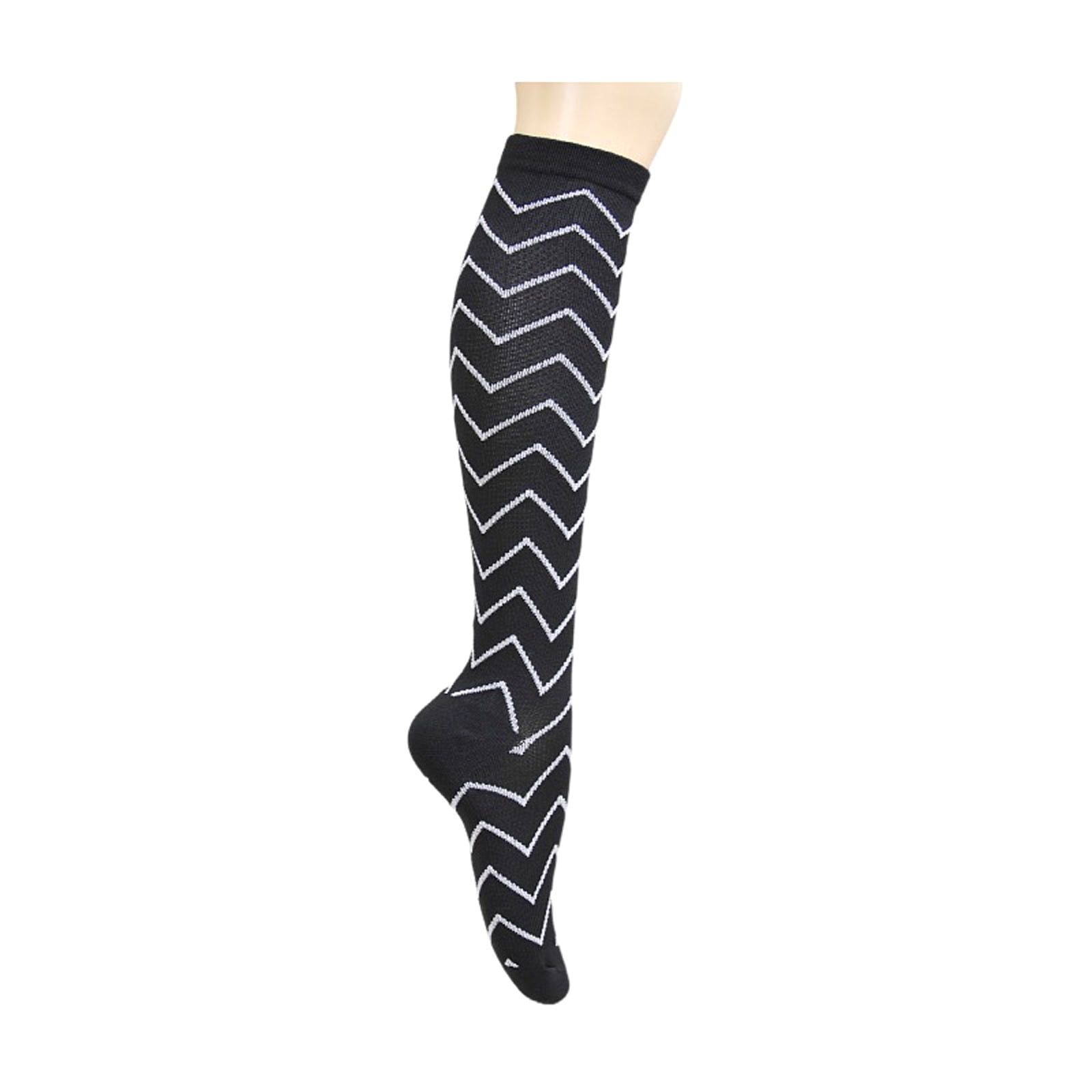 QWERTYU Striped Causal Over the Knee Socks Winter Thigh High Socks for
