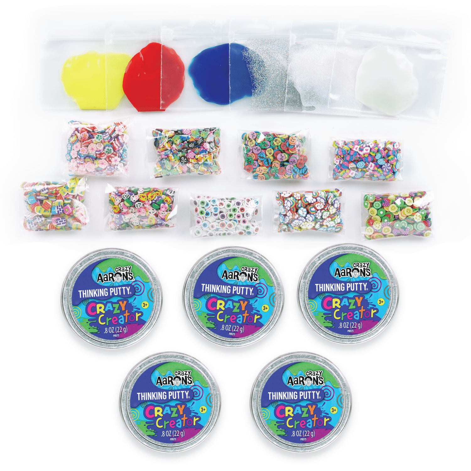 Crazy Aaron’s Crazy Creator Putty Kit, Ages 3 and Up