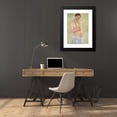 thumbnail image 4 of Paula Modersohn-Becker 18x24 Black Modern Framed Museum Art Print Titled - Self-Portrait on the 6th Wedding Anniversary (1906), 4 of 5