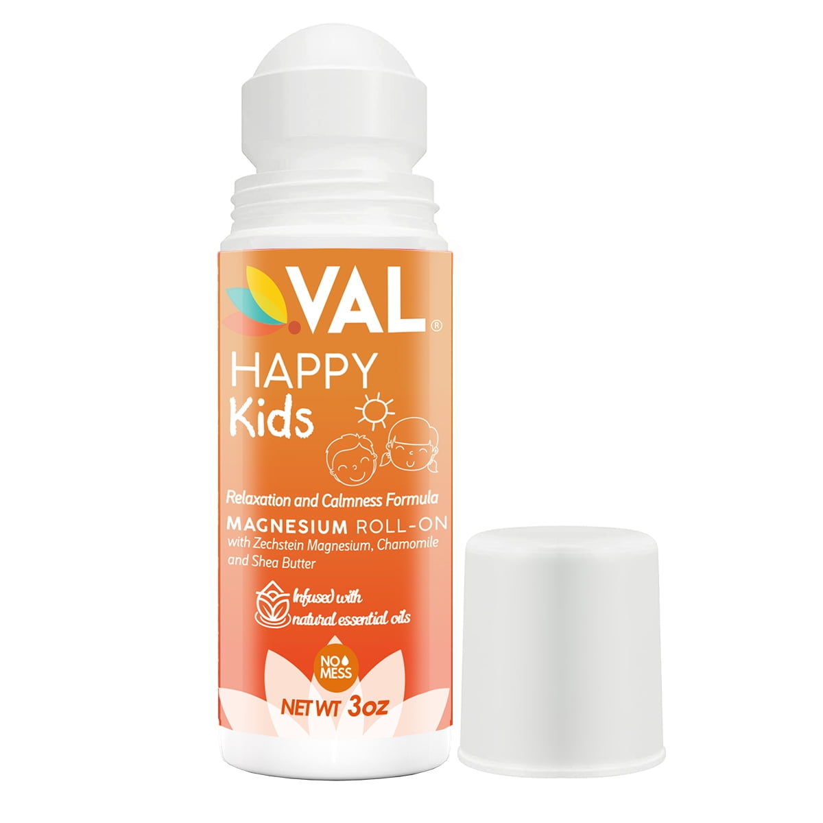 VAL Happy Kids Rollon Relaxation Formula for Children, Magnesium