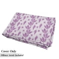 thumbnail image 5 of Feather Floor Pillow Lounger Cover, Bohemian Ornamental Fluffy Plumage Composition on Soft Colored Backdrop, Nap Mat Printed Fabric Case for 5 Pillows, 88" x 36", Pale Mauve and Lilac, by Ambesonne, 5 of 5